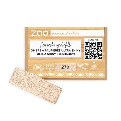Ricarica Ombretto rettangolo 270 Champagne - Zao Make-up
