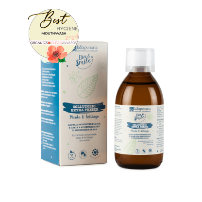 Collutorio Extra Fresco Menta e Solidago - 250 ml - La Saponaria