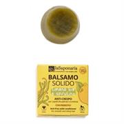 Balsamo solido lucidante - Limone Bio e Spirulina  -40 gr  - La Saponaria