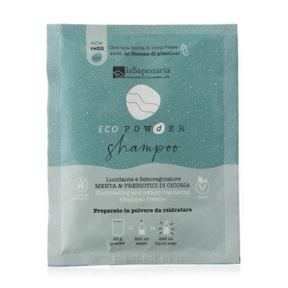 Shampoo in polvere seboregolatore  al Tea Tree - 25 gr - La Saponaria