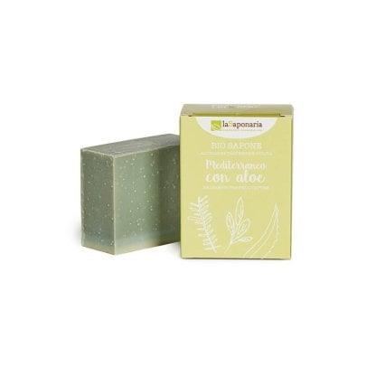 Sapone artigianale Menta e Aloe - 100 gr - La Saponaria