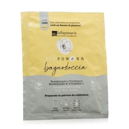 Bagnodoccia in polvere  Energizzante al mandarino - 25 gr - La Saponaria
