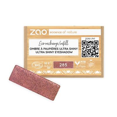 Ricarica Ombretto Ombretto rettangolo 285 Metallo rosa - Zao Make-up