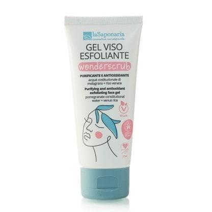 Gel esfoliante viso Wonderscrub - 100 ml - La Saponaria