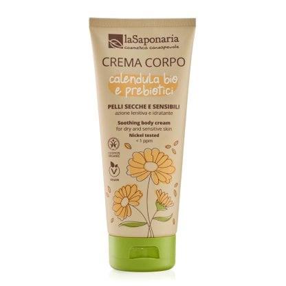 Crema corpo pelli secche e sensibili con Calendula a Prebiotici - 200 ml - La Saponaria