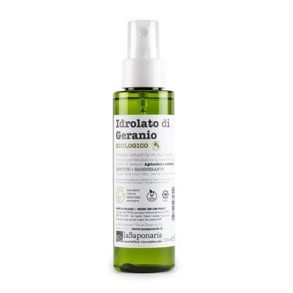 Idrolato Geranio Bio Re-bottle spray 100 ml - La Saponaria