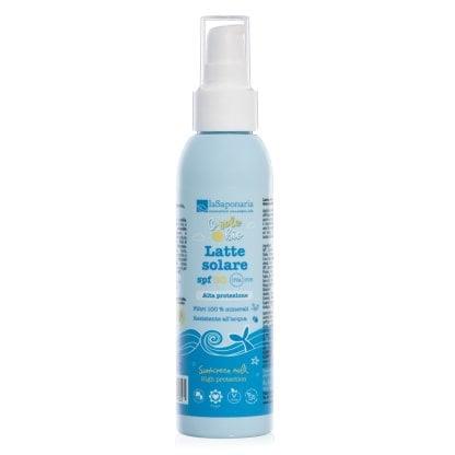 Latte solare SPF 30 - Alta protezione - 125 ml - La Saponaria