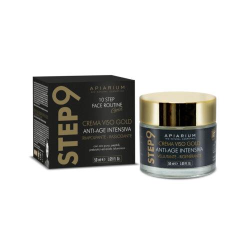 Crema viso Gold nutriente anti-age - Step 9 - 50 ml - Apiarium