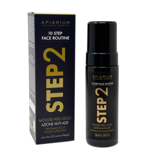 Mousse viso Gold anti-age 150 ml - Step 2 - Apiarium