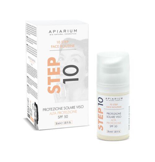 Protezione Solare Viso SPF 50 - 30 ml -  Step 10 - Apiarium