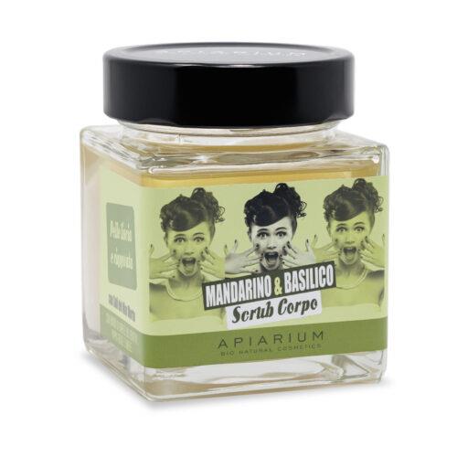 Scrub corpo Mandarino e Basilico - 410 gr- Apiarium