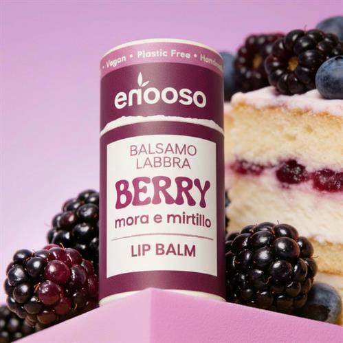 Balsamo Labbra Berry - Mora e Mirtillo - 10 ml - Enooso