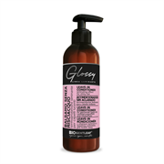 Balsamo senza risciacquo Glossy – termoprotettore laminante per capelli lucenti - 200 ml - BioGentleaf