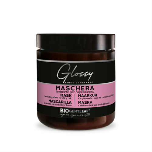 Maschera Glossy laminante per capelli lucenti - 250 ml - BioGentleaf