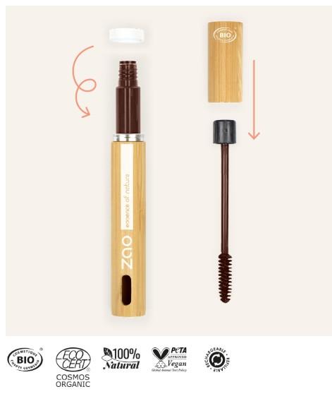 Mascara Aloe Vera 091 Marrone - Zao Make-up