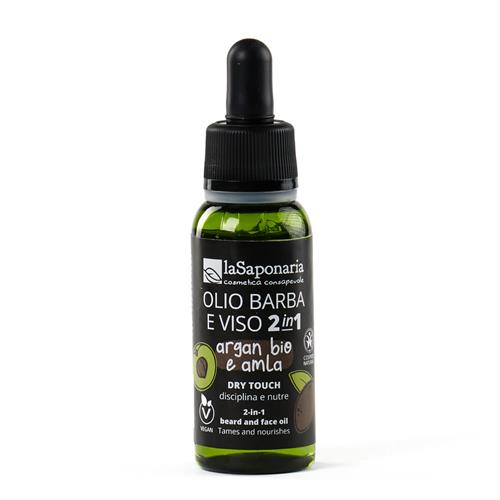 Olio barba + viso (30 ml) - 30 ml - LaSaponaria