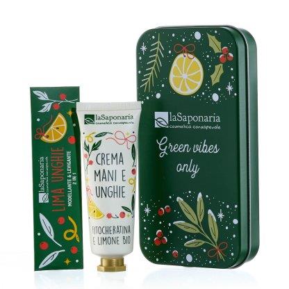 Scrigno - Crema mani Fitocheratina e Limone + Limetta Bosco d'inverno - LaSaponaria	