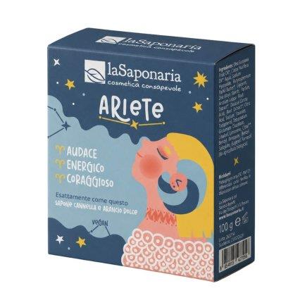 Zodiaco Soap - ARIETE - Sapone cannella e arancio dolce 100gr  - LaSaponaria