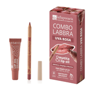Make-up Combo UVA ROSA: labbra lip oil + matita  - LaSaponaria