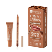 Make-up Combo CARAMELLO: labbra lip oil + matita  - LaSaponaria